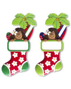 109N: Tropical Surfer Girl Stocking