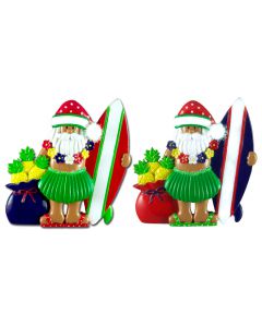181N: Santa w/ Surfboard & Sack