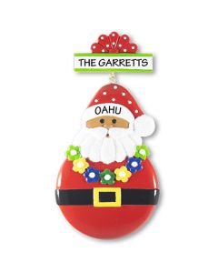 251: Hawaiian Santa Ornament Ball