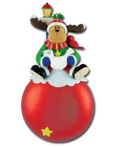CL154: MOOSE/SEAL/LAMPPOST GLASS BALL