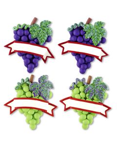 CL186M: Grapes w/ Banner Magnet