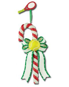 CL253: TENNIS BALL CANDY CANE