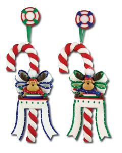 CL291: CRUISE SHIP MOOSE CANDY CANE