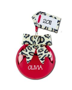 CL401C: Animal Print Glass Ball - Cheetah