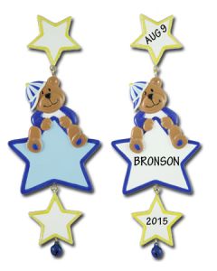 CR111: Baby Boy Bear w/ Stars