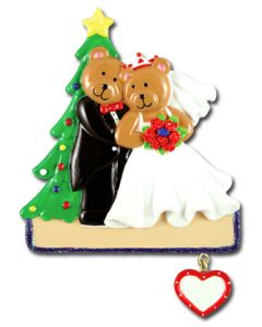 CR139: CHRISTMAS TREE WEDDING COUPLE