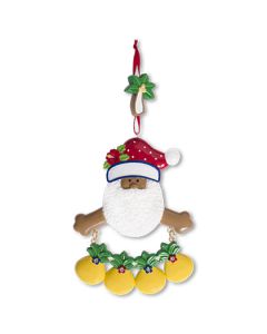 CR184N: New Tropical Santa w/ 4 Pineapples
