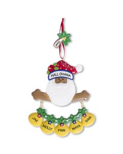 CR185N: New Tropical Santa w/ 5 Pineapples