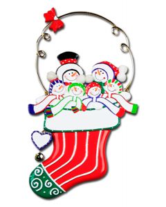 CR296: SNOWMAN STOCKING 6