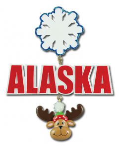 CR355M: ALASKA W/ SNOWFLAKE & MOOSE