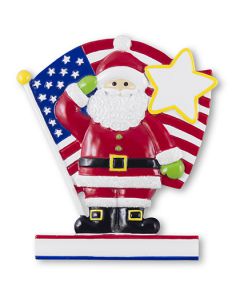 CR505USA: Santa w/ Flag