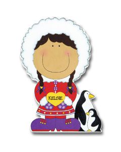 JK503: ESKIMO GIRL W/ HEART