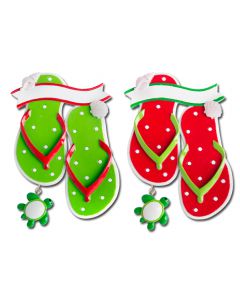 KK427: FLIP FLOP - SHELL & TURTLE