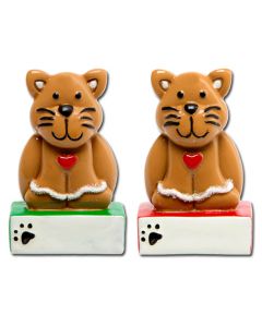 LR214C: GINGERBREAD CAT 
