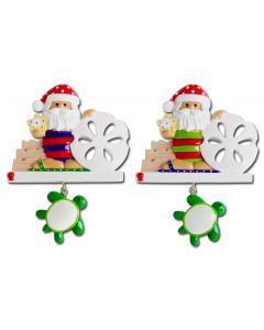 NT116E: BEACH SANDDOLLAR SANTA