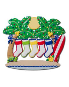 NT185: PALM TREES WITH STOCKINGS - 5