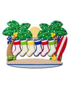NT186: PALM TREES WITH STOCKINGS - 6