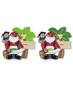 NT188:Pirate Santa & Monkey