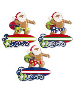 NT194T: Tropical Surfing Santa
