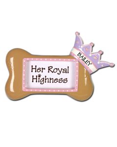 PF33: DOG BONE W/ CROWN GIRL FRAME