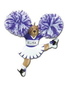 SP123PR: KICKING CHEERLEADER - PURPLE