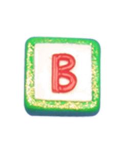 ST200B: STOCKING LETTER "B" BEAD