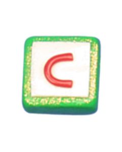 ST200C: STOCKING LETTER "C" BEAD