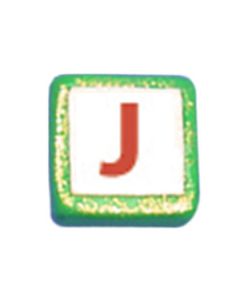 ST200J: STOCKING LETTER "J" BEAD