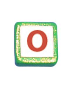 ST200O: STOCKING LETTER "O" BEAD