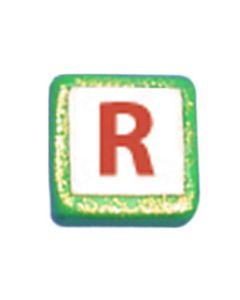 ST200R: STOCKING LETTER "R" BEAD