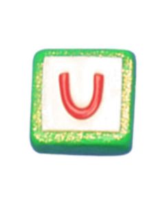 ST200U: STOCKING LETTER "U" BEAD