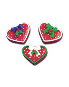 ST309: HEART STOCKING CHARM