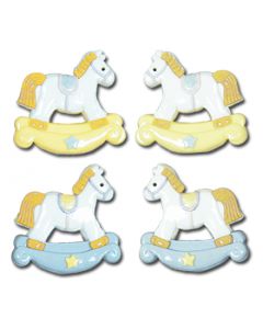ST317: Rocking Horse Stocking Charm