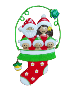 275:  Santa Hula Stocking - 5
