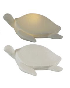 BOW120 SEA TURTLE WHT PORC LED