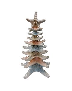 BOW137 STARFISH COLOR RESIN XMAS TREE