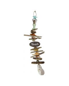BOW139 MERMAID BEACH DROP SHELL/WOOD