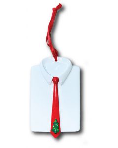 CR254: Shirt w/Christmas Tree Tie 