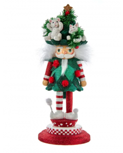 KSA425 CAT IN TREE HAT NUTCRKR (*SHIPPING & HANDLING INCLUDED*)