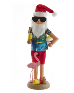 KSA439 NUTCRACKER 15" BEACH SANTA (*SHIPPING & HANDLING INCLUDED*)