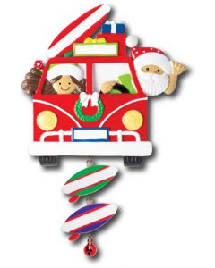 NT259+LR006:  VW Van Santa & Mrs. Claus + SB Component (2)