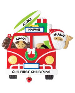 NT259:  VW Van Santa & Mrs. Claus