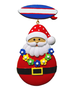 NT272H: Hawaiian Santa Ornament Ball
