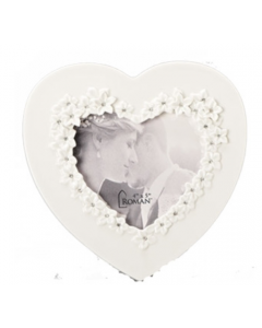 ROM179 6.75" LOVE'S BLOOM HEART FRAME