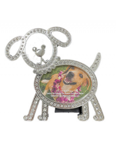 ROM203 DOG OUTLINE FRAME 3.5 x 2.5