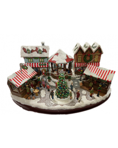 ROM211 MUSICAL LED GERMAN TOWN (*SHIPPING & HANDLING INCLUDED*)