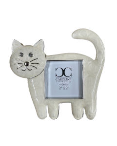 ROM217 4.5" WHITE CAT FRAME 2x2