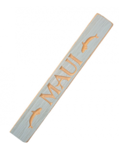 CHB107 MAUI 12" SIGN (whale booknd face inward)