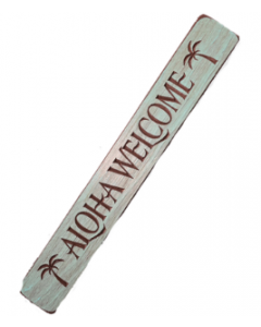 CHB108 ALOHA WELCOME 12" SIGN (palms face in)