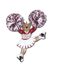 SP123M: KICKING CHEERLEADER - MAROON